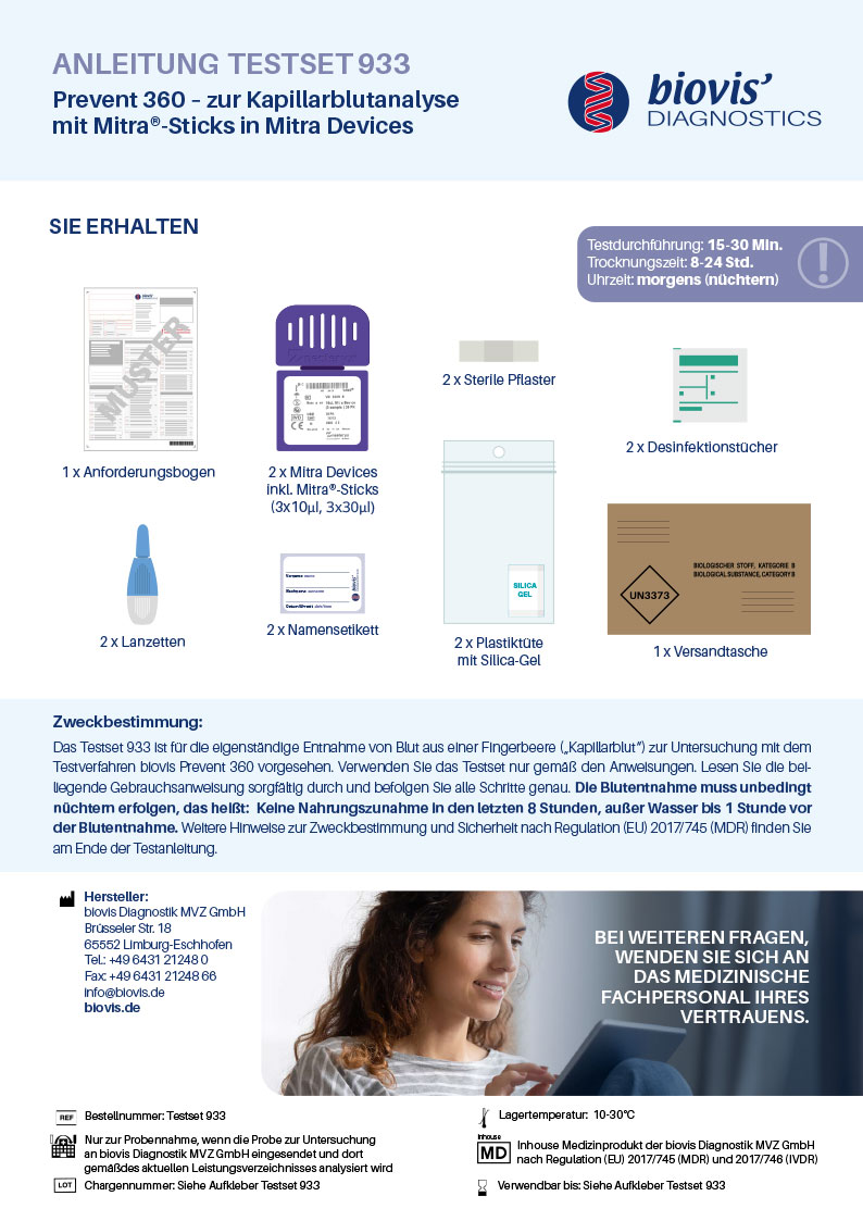 Informationen zur Präanalytik