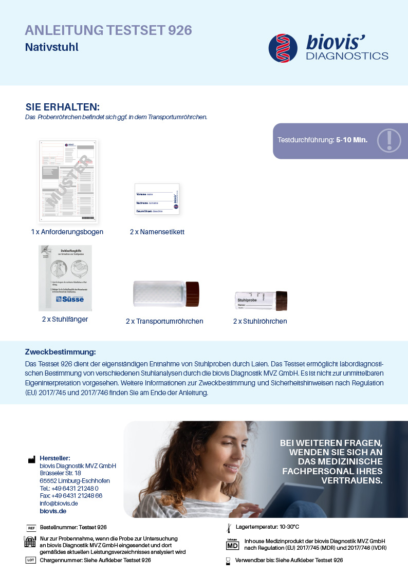 Stuhl Probengewinnung